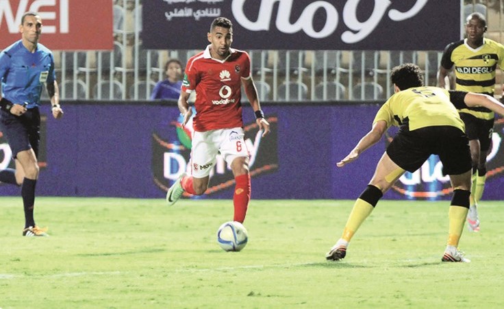 مؤمن زكريا صاحب هدف الفوز للاهلي ﻿