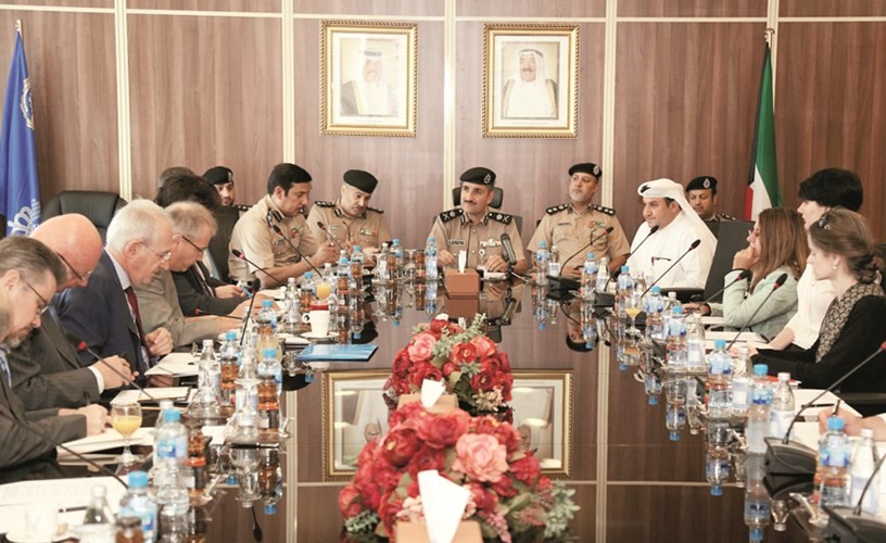 اللواء طلال معرفي في لقائه مسؤولي البعثات الديبلوماسية في الاتحاد الاوروبي﻿