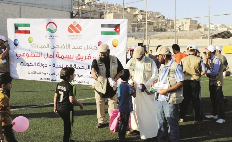 مساعدات القافلة للسوريين في الاردن﻿