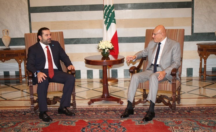 رئيس الحكومة تمام سلام مستقبلا الرئيس سعد الحريري	محمود الطويل ﻿