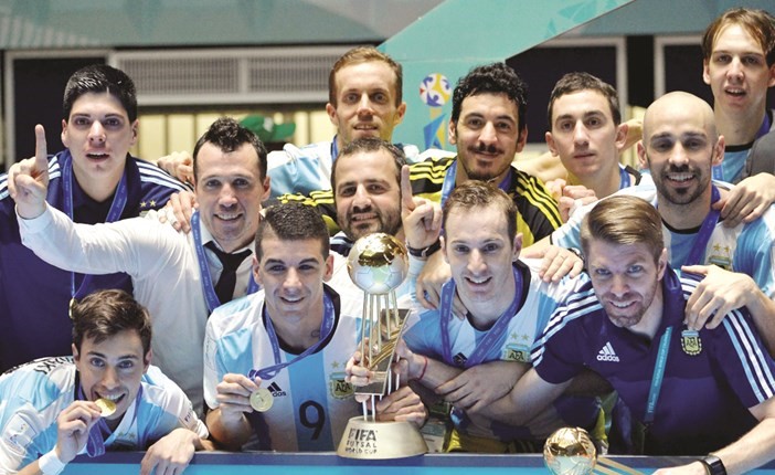 منتخب الارجنتين وكاس مونديال الصالات	     (ا ف پ﻿)