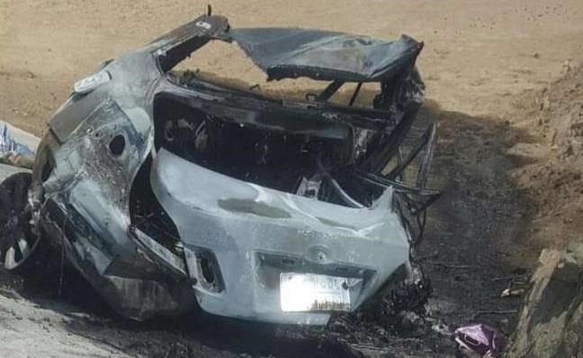 بالصور.. تفحم 6 أشخاص بحادث سير بالمدينة.. وعمهم يروى بعض التفاصيل