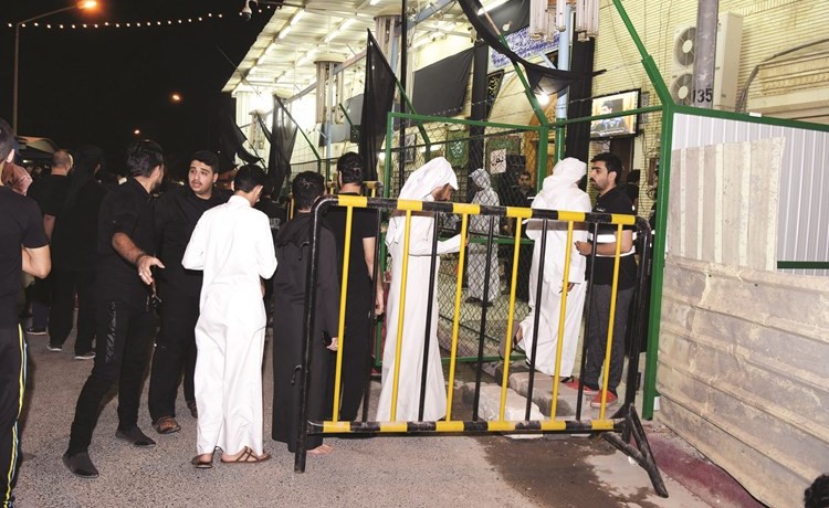 تنظيم الدخول الى الحسينية	ريليش كومار﻿