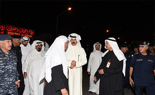 وزير الداخلية تفقّد غرفة اتخاذ القرار في «العمليات» وزار عدداً من الحسينيات