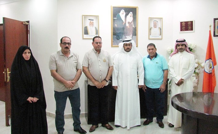  وفد اتحاد نقابات العمال العراقي في ضيافة اتحاد عمال الكويت﻿