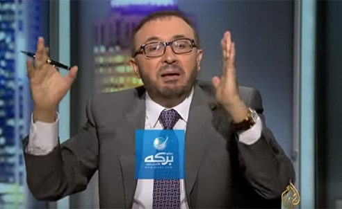 بالفيديو.. فيصل القاسم يفقد اعصابه: ألعن أبو اللي خلفها.. هذا مش شعب سوري اللي يرقص على جراح أخوه