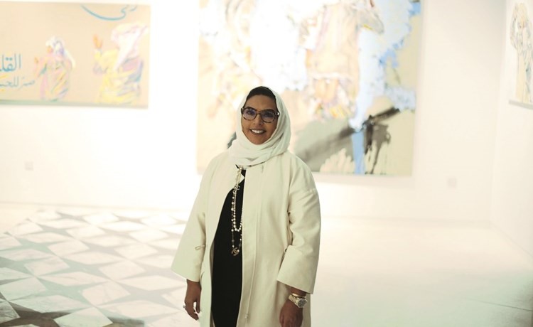 الفنانة التشكيلية مي السعد﻿