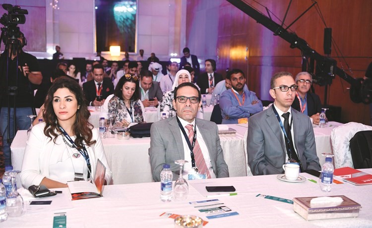 وليد كنفاني من وكالة ميديا ايدج وعدد من الحضور
