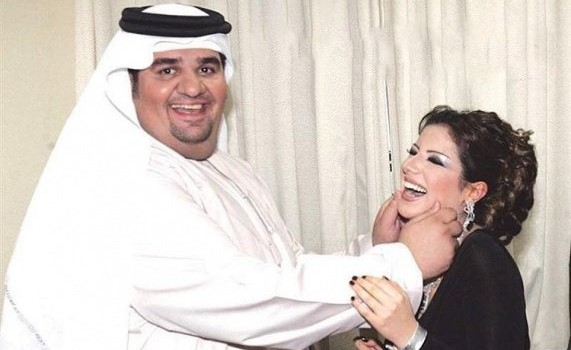 صورة نادرة تجمع حسين الجسمي وحليمة بولند قبل التجميل