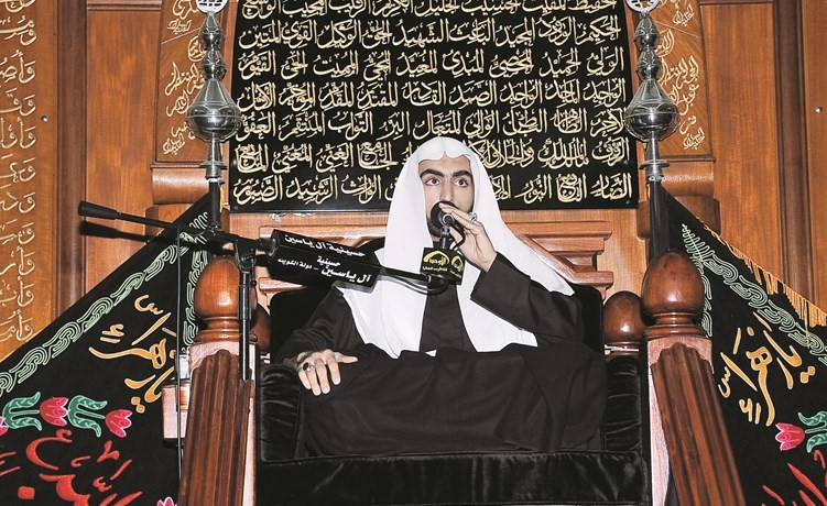 والخطيب في حسينية ال ياسين ﻿