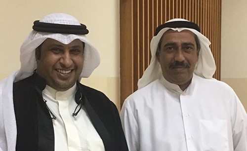 احمد الجبر مع المحامي الحميدي السبيعي