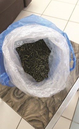 لمضبوطات تم العثور عليها عقب انتهاء المطاردة﻿