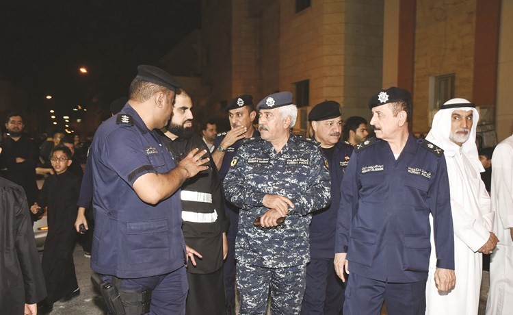 اللواء محمود الدوسري متفقدا الحالة الامنية﻿