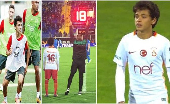 أصغر لاعب في تاريخ تركيا يشارك مع غلطة سراي