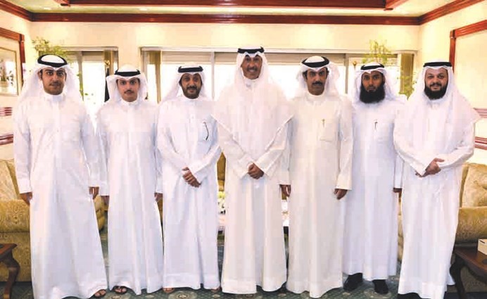  الشيخ فواز الخالد مستقبلا مجلس ادارة جمعية الفحيحيل﻿