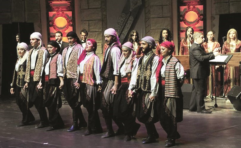جانب من المشاركات في مهرجان قوس قزح سورية﻿