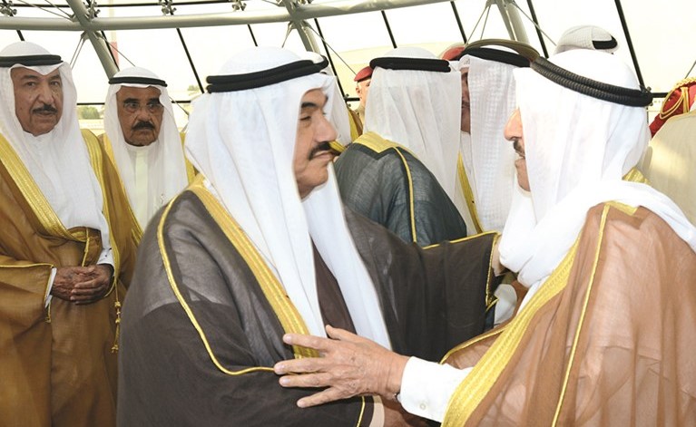صاحب السمو الامير الشيخ صباح الاحمد وسمو الشيخ ناصر المحمد﻿