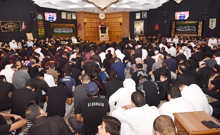 عدد من الحضور في حسينية عاشورريليش كومار﻿
