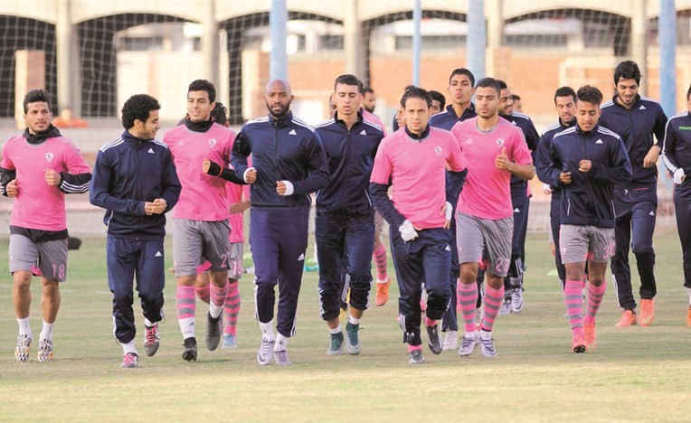 لاعبو الزمالك يركزون بشكل كامل على اللقب الافريقي ﻿