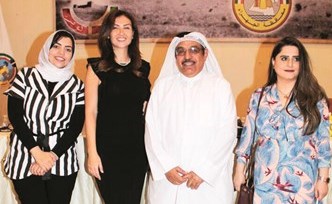 غدير قاسم وعبدالله القيلاني وريما كركي واميرة عزام﻿