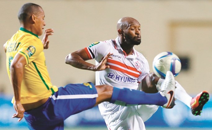 مواجهة الزمالك وصن داونز تتكرر اليوم في ذهاب النهائي ﻿