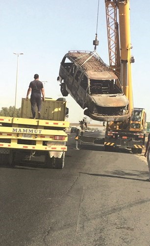 مركبة مهملة في طريقها للسكراب﻿