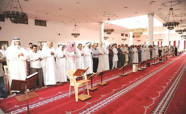 جانب من صلاة الاستسقاء امس	 اسماعيل عبدالقادر﻿