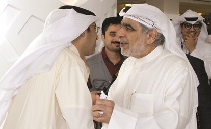 عدنان عبدالصمد مودعا الصحافيين﻿