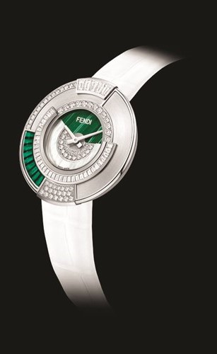 FENDI Timepieces ساعة استثنائية وقطعة حلي راقية تمزج أثمن أنواع الحجارة الكريمة