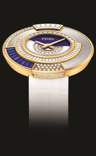 FENDI Timepieces ساعة استثنائية وقطعة حلي راقية تمزج أثمن أنواع الحجارة الكريمة