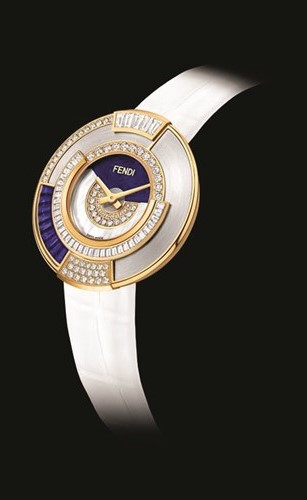 FENDI Timepieces ساعة استثنائية وقطعة حلي راقية تمزج أثمن أنواع الحجارة الكريمة