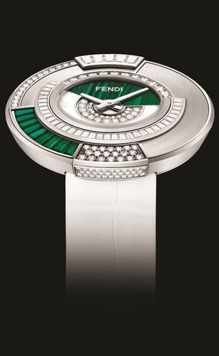 FENDI Timepieces ساعة استثنائية وقطعة حلي راقية تمزج أثمن أنواع الحجارة الكريمة