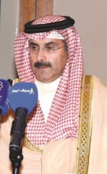 الشيخ مبارك الدعيج خلال كلمته