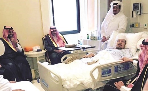 خادم الحرمين الشريفين يزور أخاه الأمير عبدالرحمن