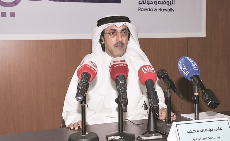  علي الحداد في حديثه خلال المؤتمر الصحافي	زين العابدين علام﻿