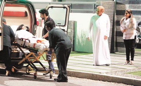 محمد المنصور وباسمة حمادة في مشهد من قلوب لا تتوب﻿