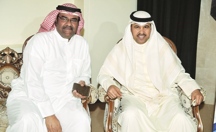 دفهد الشليمي والزميل علي الفضالة﻿