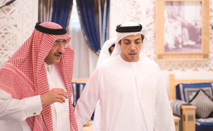 ولي العهد السعودي والشيخ منصور بن زايد ال نهيان  ﻿﻿ ﻿
