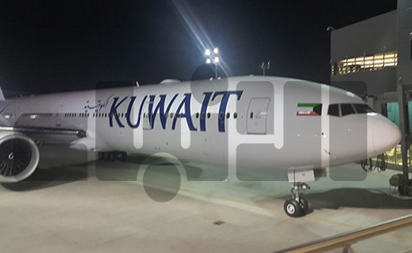  ﻿طائرة الكويتية الجديدة لحظة الكشف عنها﻿