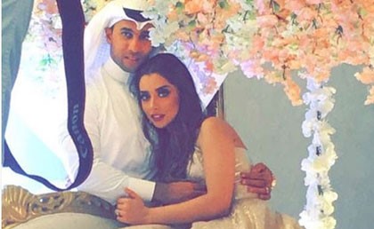 بالصور.. بلقيس عروساً بفستان الأحلام في زفاف كويتي