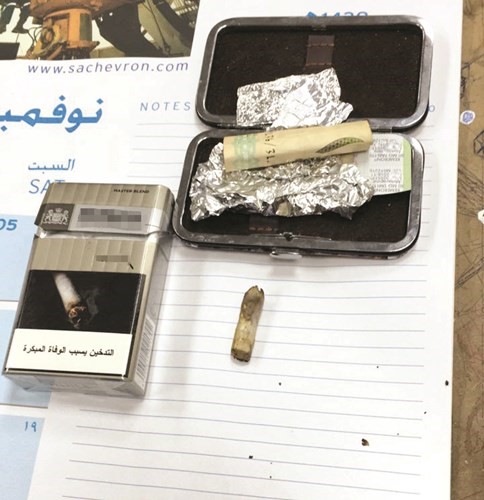 قطعة حشيش جلبها مواطن لدى قدومه برا﻿