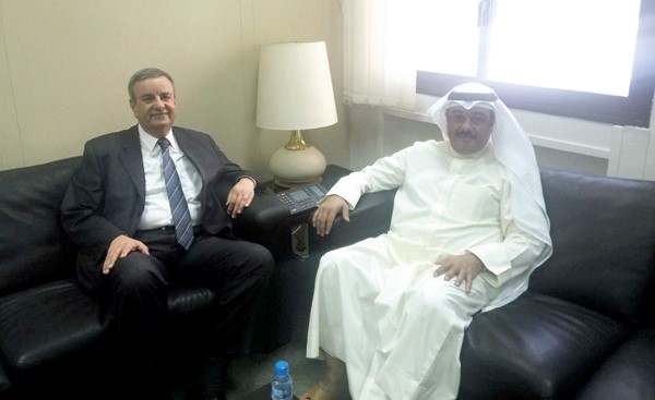 شربل بطرس وخالد الشمالي وكيل وزارة التجارة