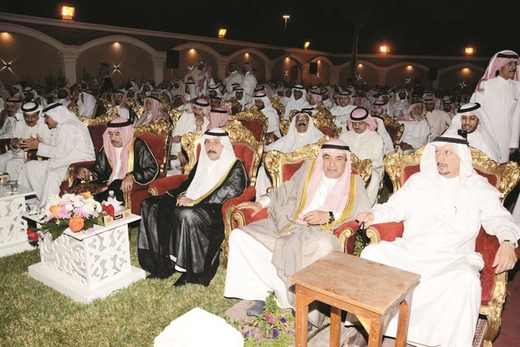 الوجهاء خلال حفل الاستقبال﻿