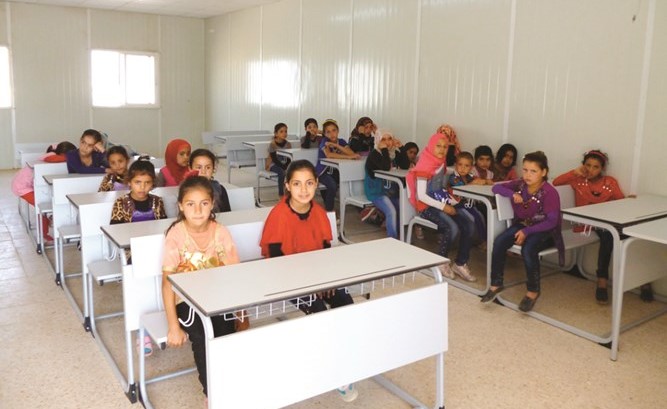 الطلبة في احد الفصول الدراسية ﻿