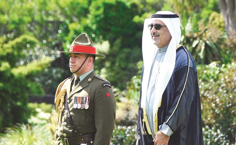 السفير احمد الوهيب قدم اوراق اعتماده للحاكم العام بنيوزيلندا باتسي ريدي ﻿
