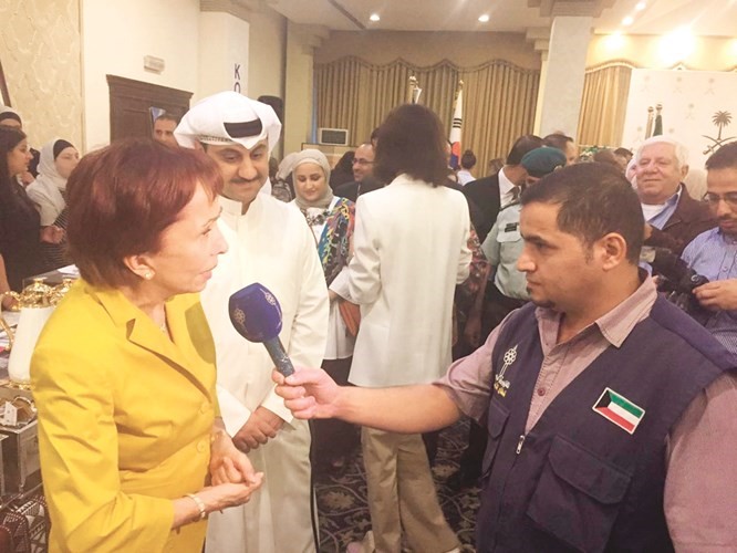 الاميرة بسمة بنت طلال متحدثة عن اهمية العمل الانساني﻿