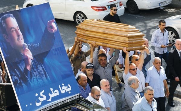 حضور حاشد في وداع الموسيقار ملحم بركات	محمود الطويل ﻿