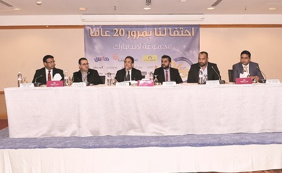 سايبل باسو متحدثا خلال المؤتمر الخاص بالاحتفال بذكرى مرور 20 عاما لمجموعة لاندمارك في الكويت	زين علام ﻿