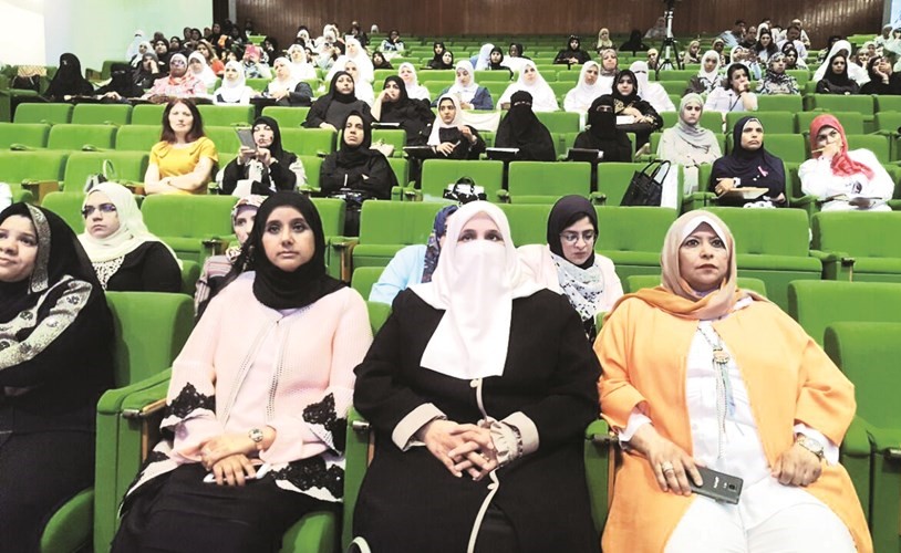 دعبير البحوة خلال الاحتفال﻿
