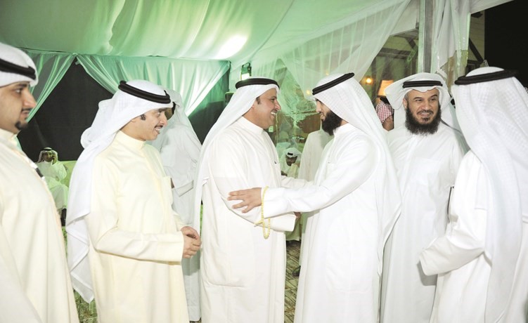 جانب من استقبال طلال الجلال﻿